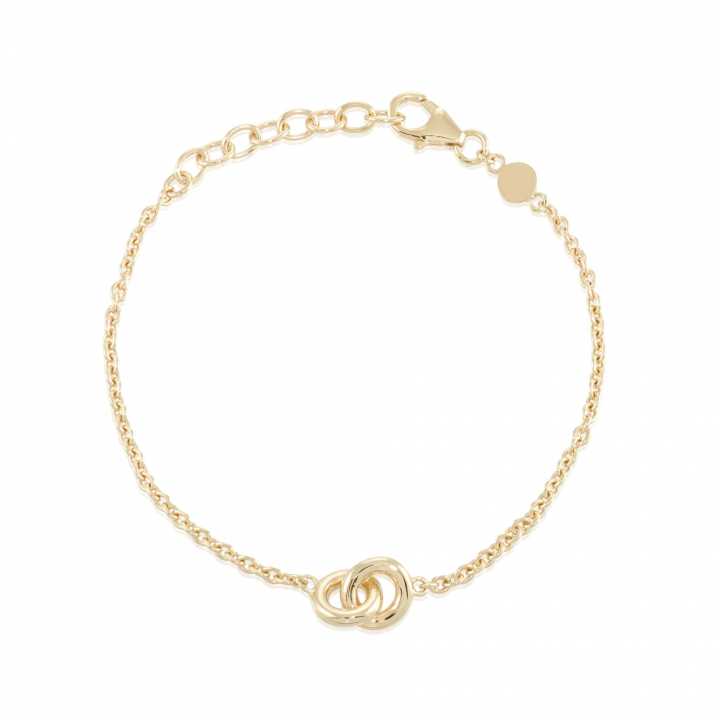 The knot mini Bracelet Gold nel gruppo Bracciali / Bracciali d'oro presso SCANDINAVIAN JEWELRY DESIGN (gp40)