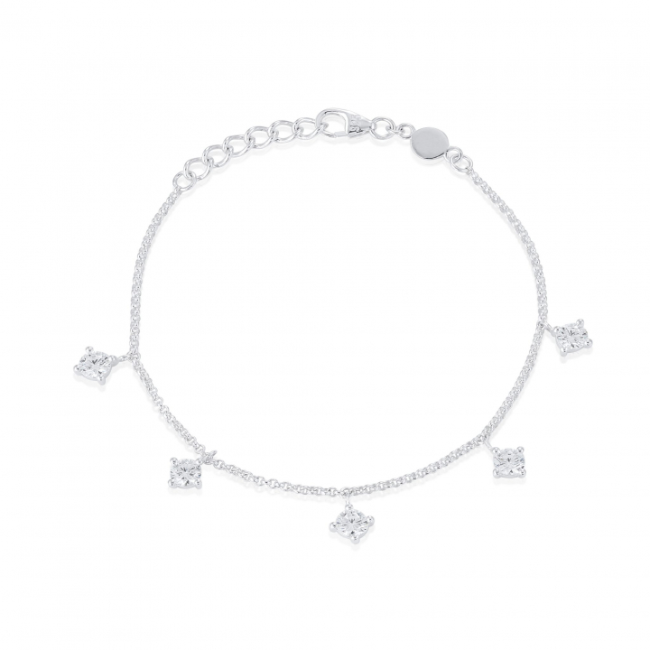 Time to glow Bracelet Silver nel gruppo Bracciali / Bracciali d'argento presso SCANDINAVIAN JEWELRY DESIGN (s210)