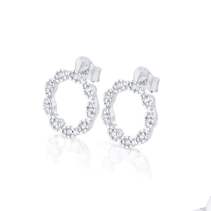 Safe and sound Earrings Silver nel gruppo Orecchini / Orecchini d'argento presso SCANDINAVIAN JEWELRY DESIGN (s216)