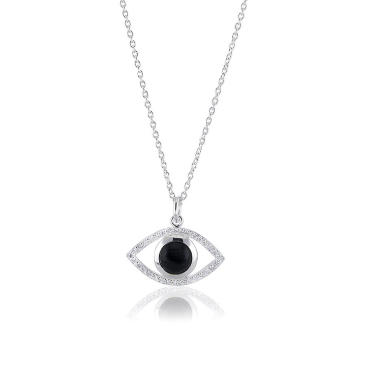 Devine eye Necklace  Silver nel gruppo Collane / Collane d'argento presso SCANDINAVIAN JEWELRY DESIGN (s235)