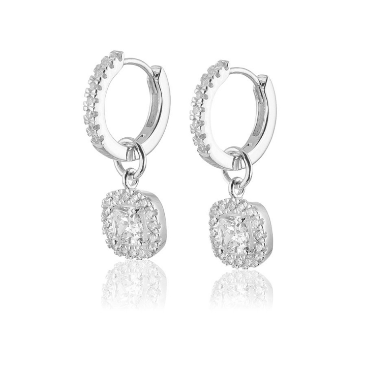 Glamorous Earrings creol Silver nel gruppo Orecchini / Orecchini d'argento presso SCANDINAVIAN JEWELRY DESIGN (s306)