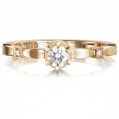 Forget Me Not Star Anello Oro