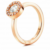 Wedding & Stars 0.40 ct Diamante Anello Oro