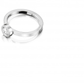 The Wedding Thin 0.40 ct Diamante Anello Oro bianco
