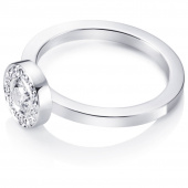 Wedding & Stars 0.40 ct Diamante Anello Oro bianco