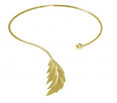 Feather bangle Collane flex Oro S/M