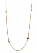 Pearl long chain Collane Oro 90+5 cm