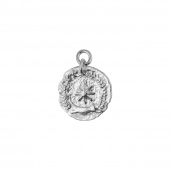Victory coin pendant Argento