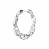REFLECT L CHAIN HOOP Argento Left