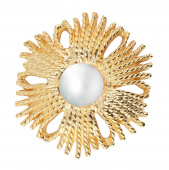 Gatsby Pearl brosch/pendant Oro
