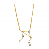 Libra (Vågen) star sign Collane - Crystal (Oro)