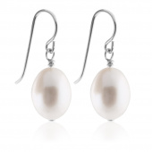 Oval Pearl Hook (Argento)