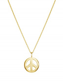 Peace Large Collane (Oro) 42 cm
