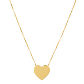 Heart Large Collane (Oro) 42 cm